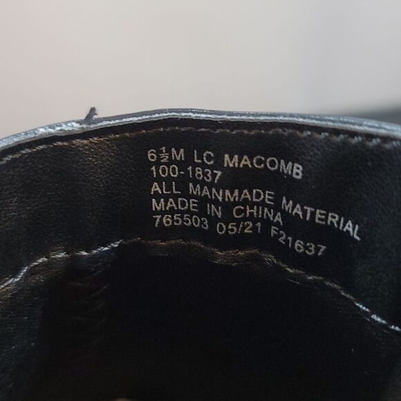 LIZ CLAIBORNE LC MALCOMB ALMOND TOE BLOCK HEEL BOOTIE - Picture 5 of 15